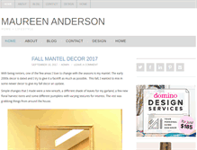 Tablet Screenshot of maureen-anderson.com